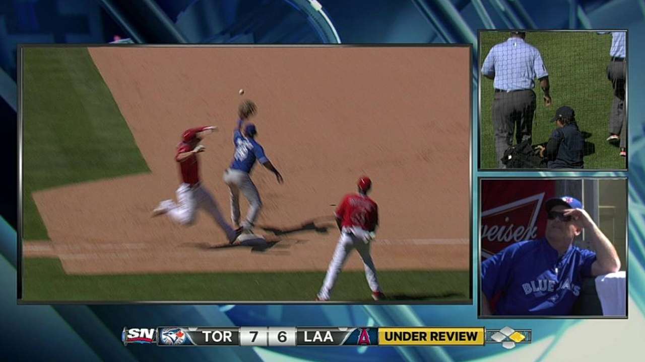 Fourth replay magnified in Angels-Blue Jays finale