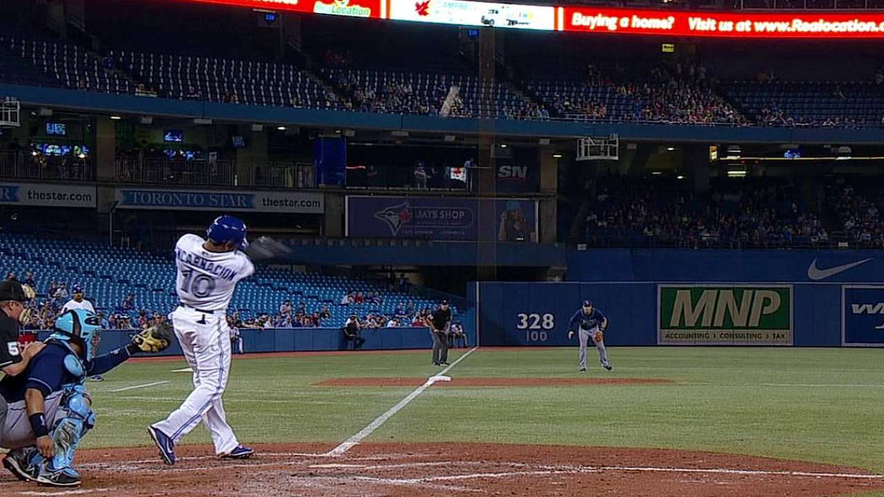 Encarnación dio HR y Toronto ganó su 8vo al hilo
