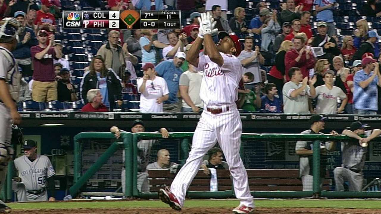 Revere's first career homer