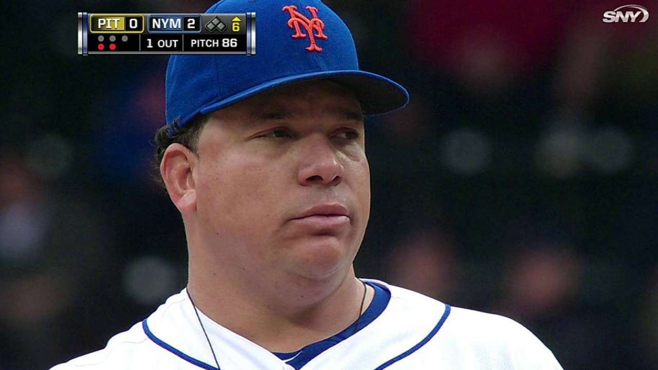 Colón lanzó primores en triunfo de Mets vs. Piratas