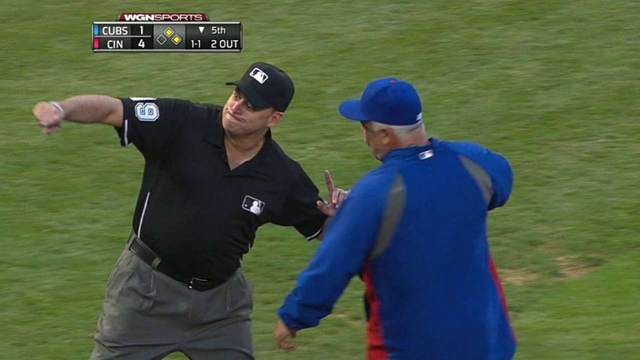 Renteria ejected in fifth inning against Reds
