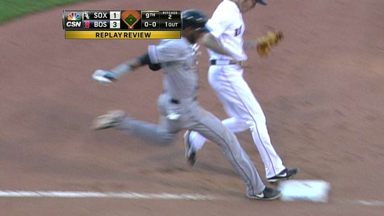 Successful challenge helps White Sox force extras