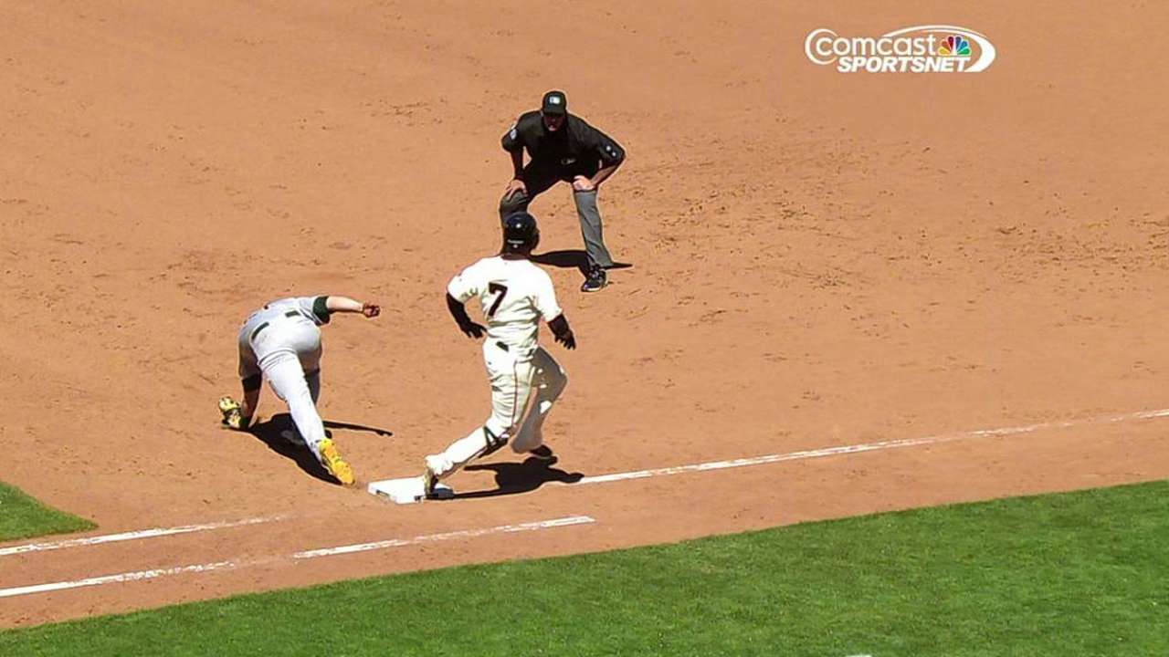A's victory ends with successful challenge