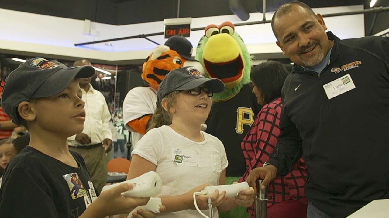 Guardado represents Twins at Children's Hospitals