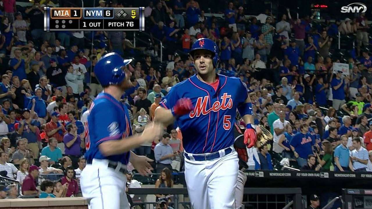 Wheeler, Mets wallop Alvarez, Marlins