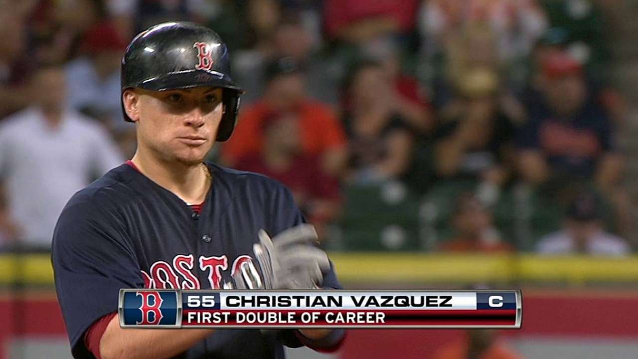 Vásquez remolca 3 en triunfo de Boston vs. Astros