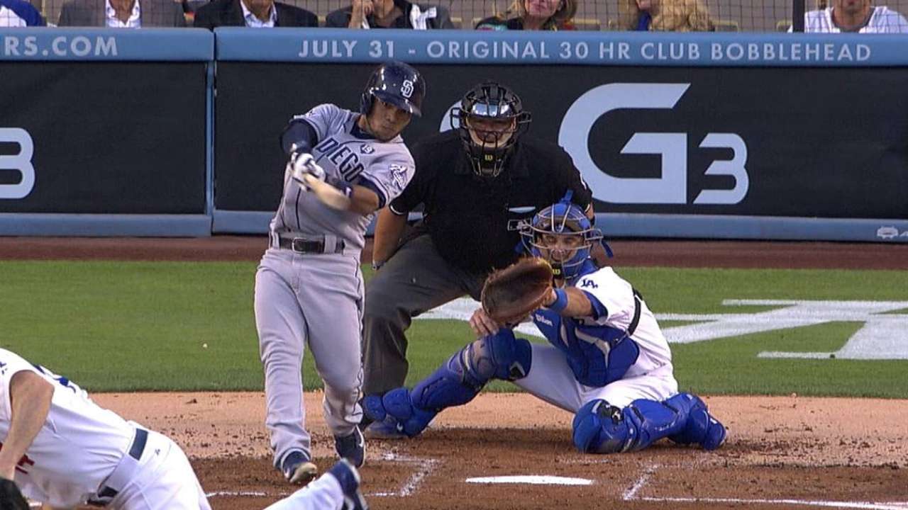 Amarista jonronea y Padres doblegan a Dodgers