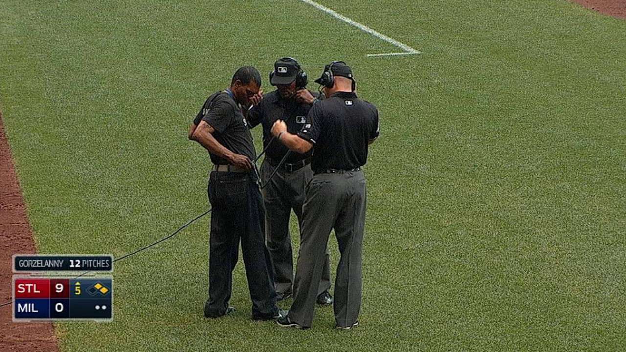 Roenicke gets call overturned after issuing challenge
