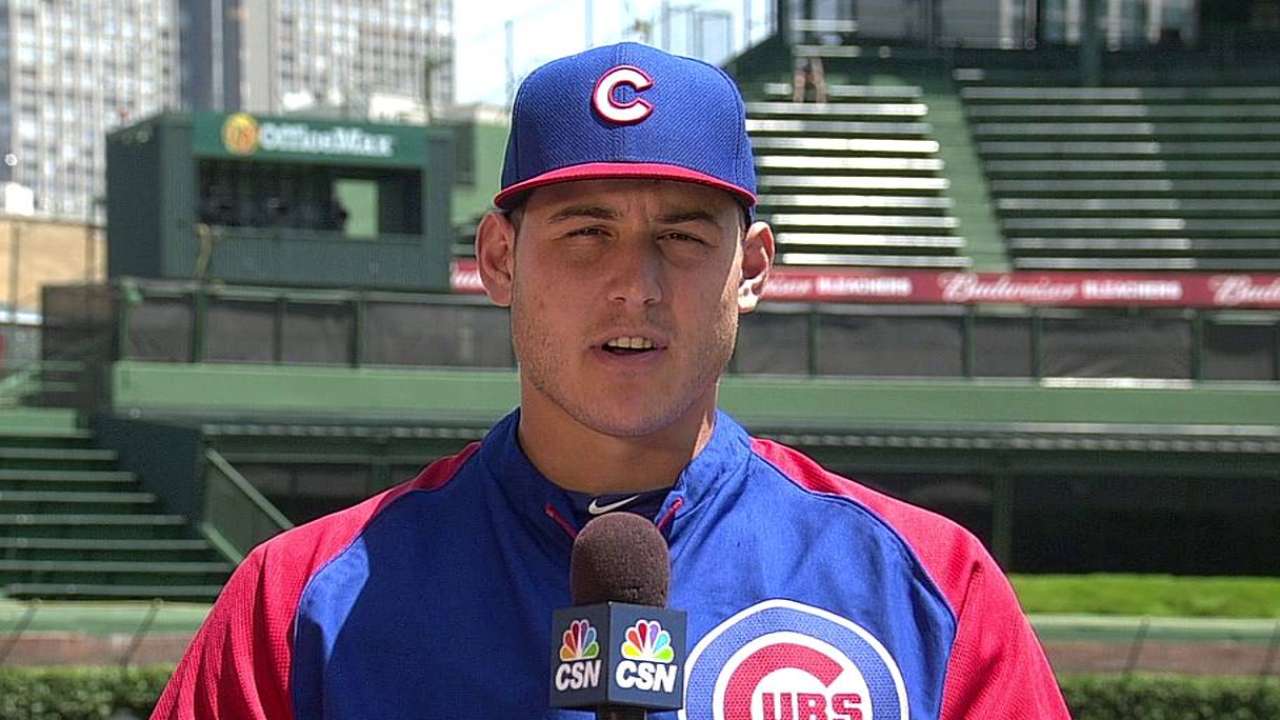 Rizzo grateful to fans, Cubs organization