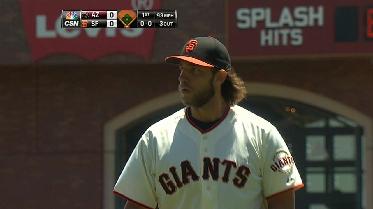 Bumgarner hizo de todo y S.F. aplastó a Arizona