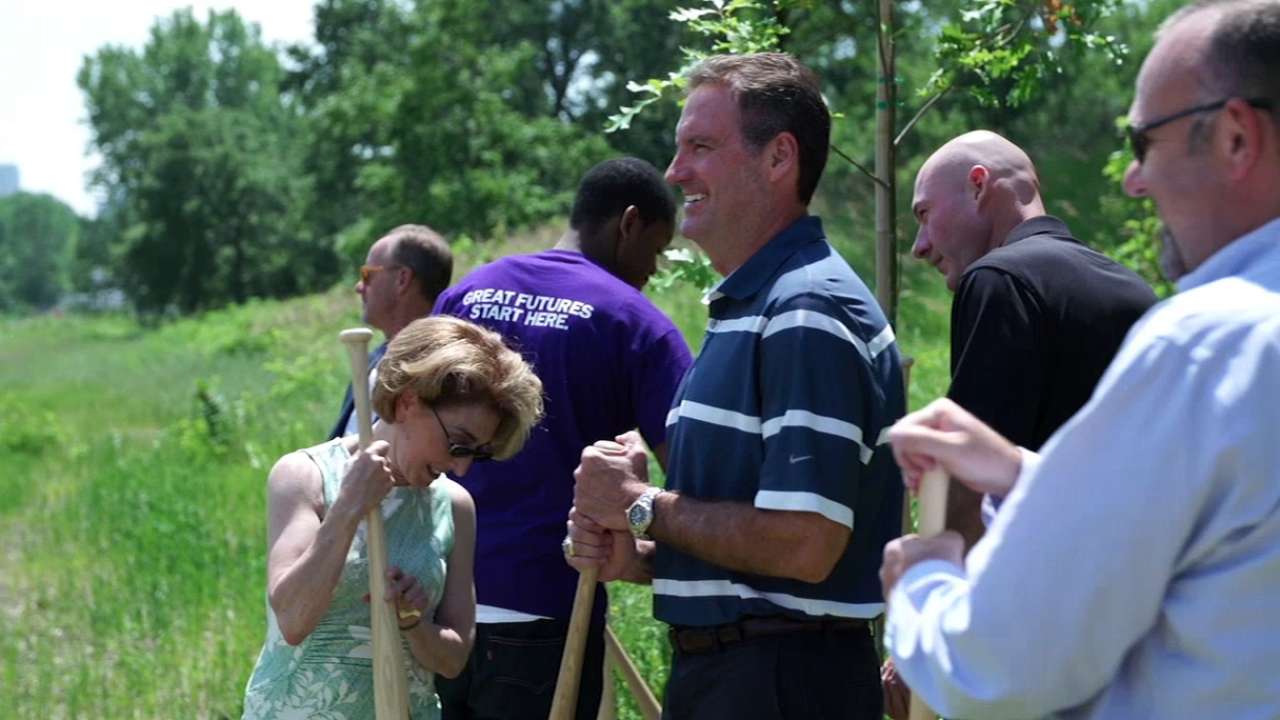 Twins break ground on St. Paul nature sanctuary