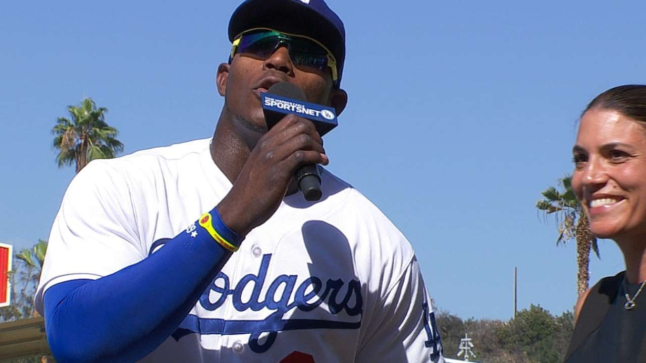 Puig follows big league dream to All-Star Game
