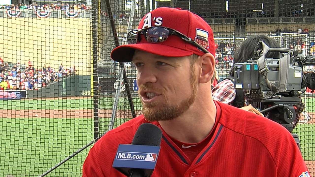 First-time All-Star Moss exemplifies A's approach