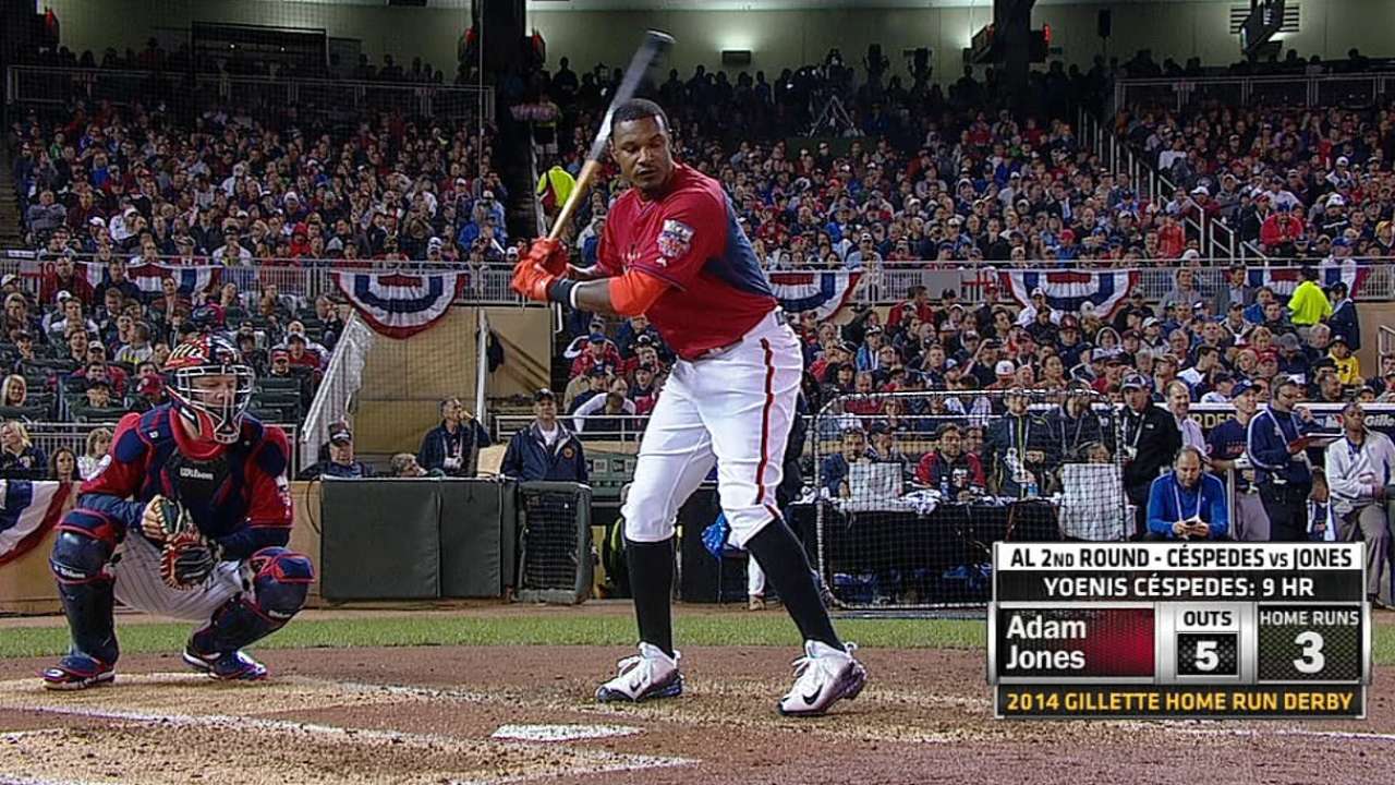 Jones cherishes Home Run Derby experience