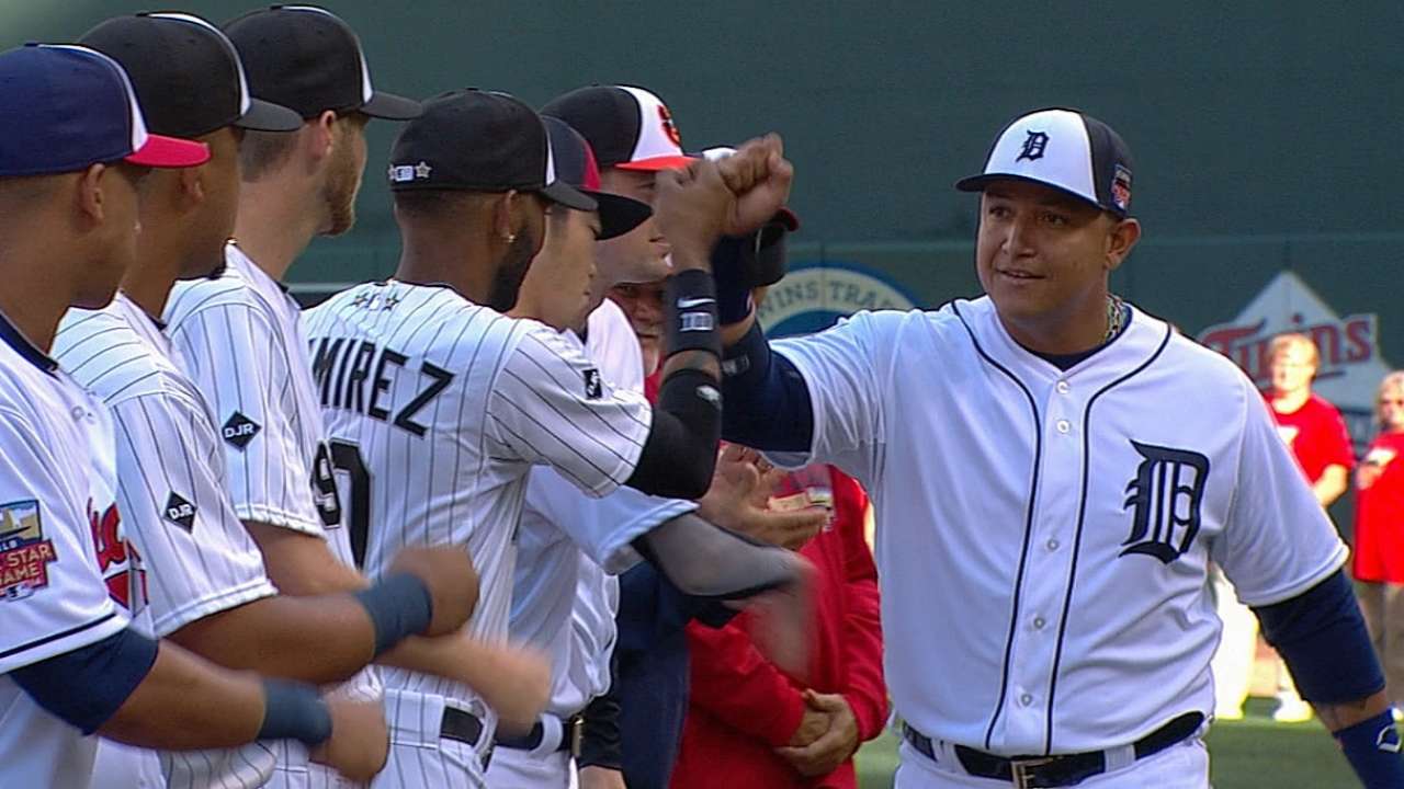 Bautista starts as AL clinches home-field advantage