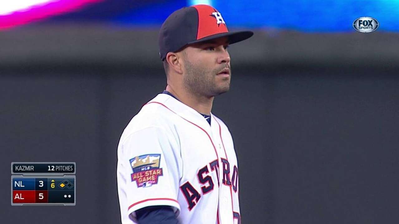 Altuve contributes sac fly, slick play in AL's victory