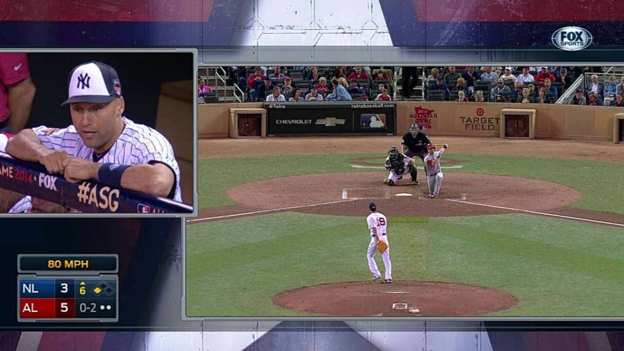 'Nervous' Koji fans one in All-Star Game debut