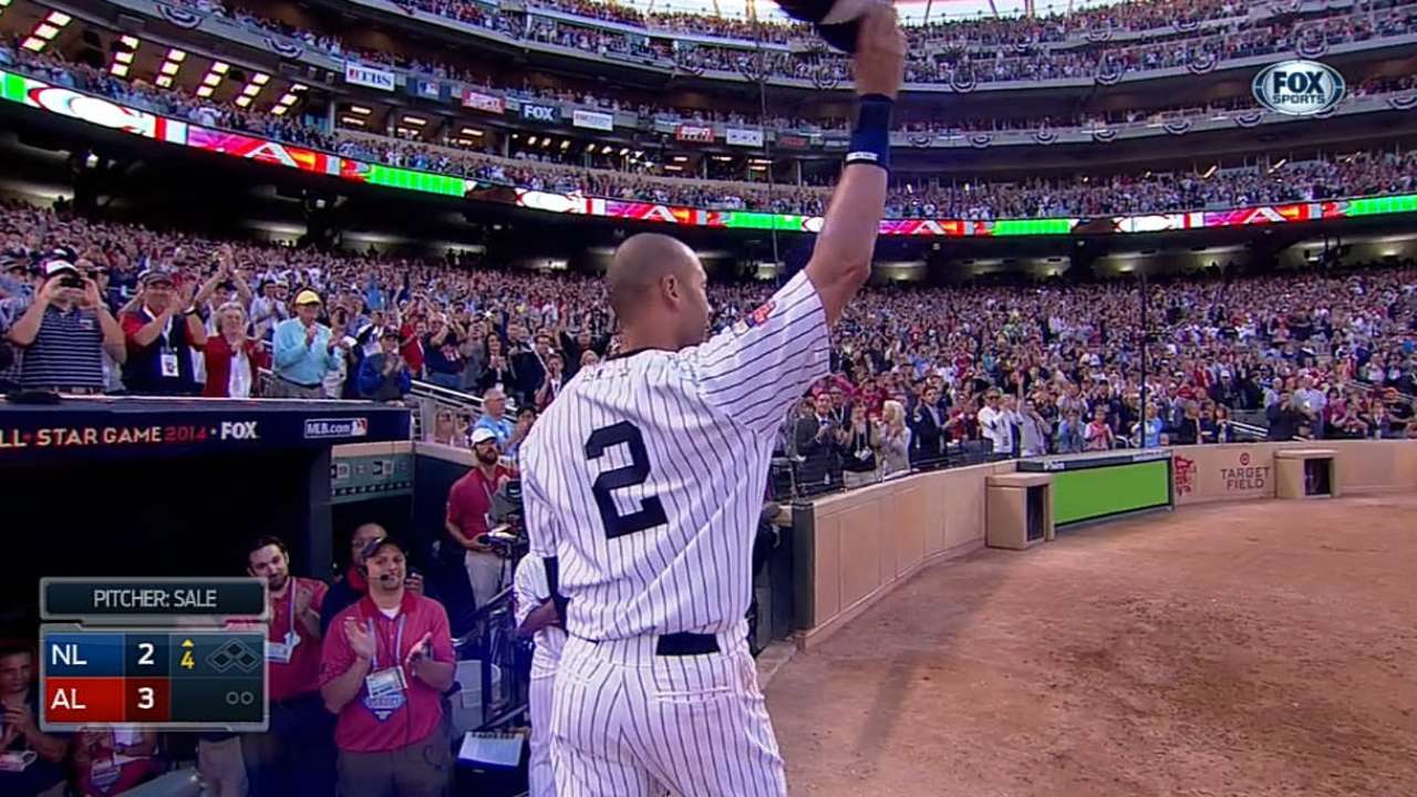 Jeter goes out in style to fitting All-Star farewell