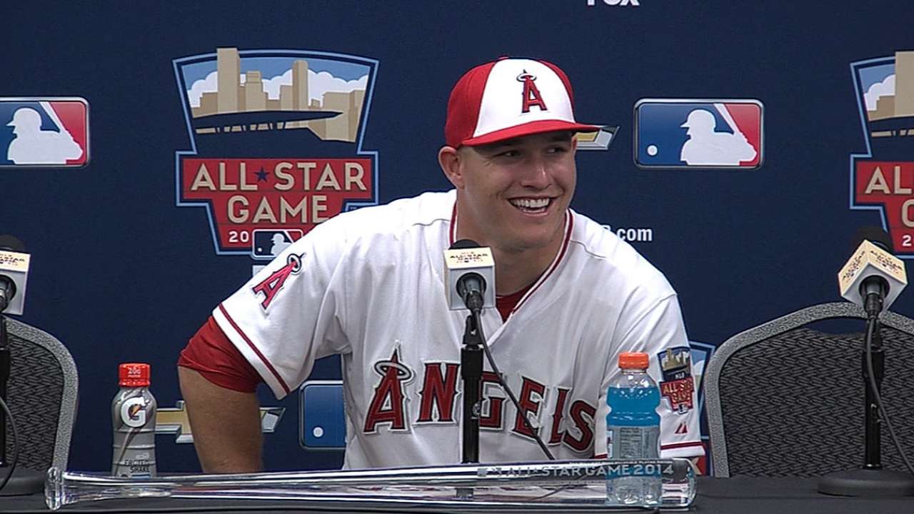 Trout humbled to share All-Star stage with Jeter