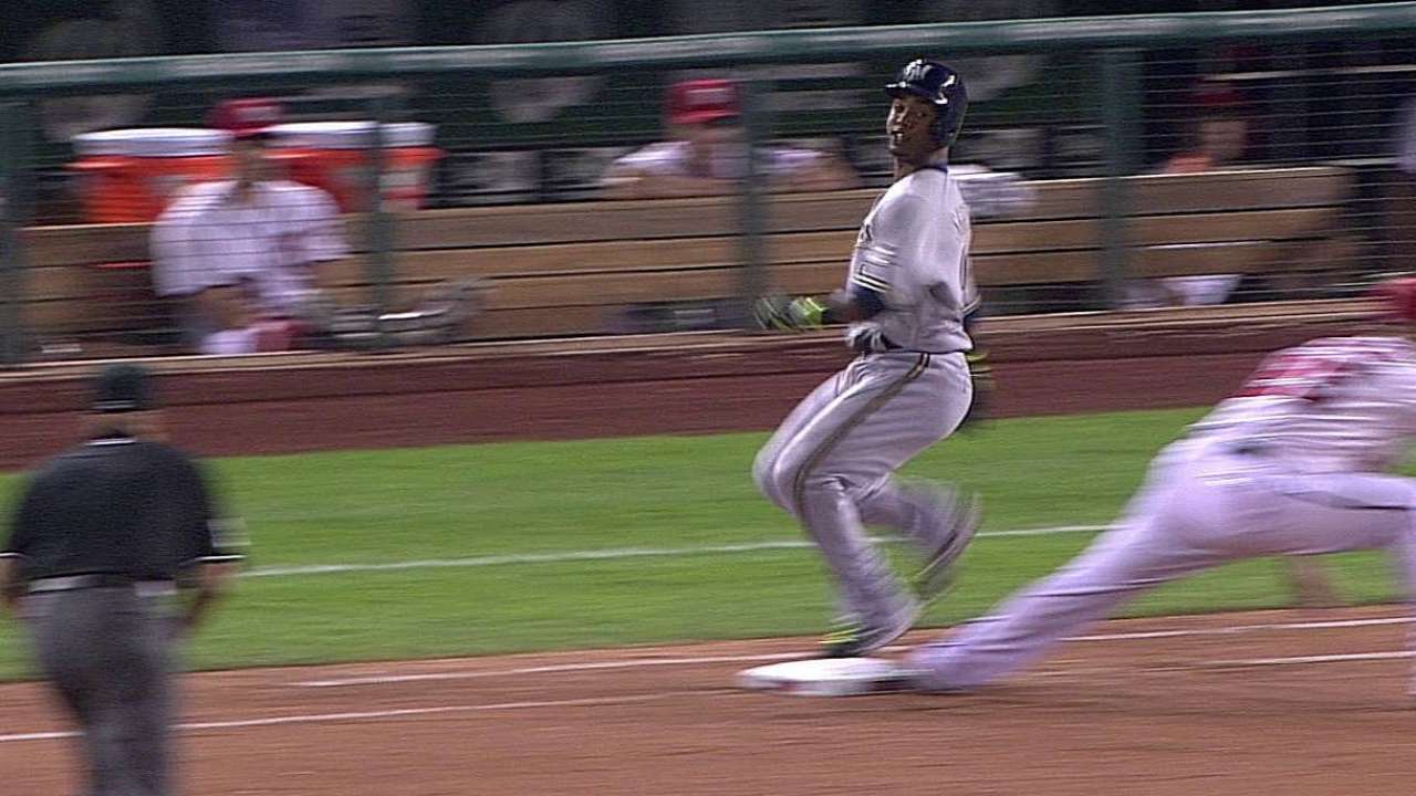 Roenicke gets call at first overturned on challenge