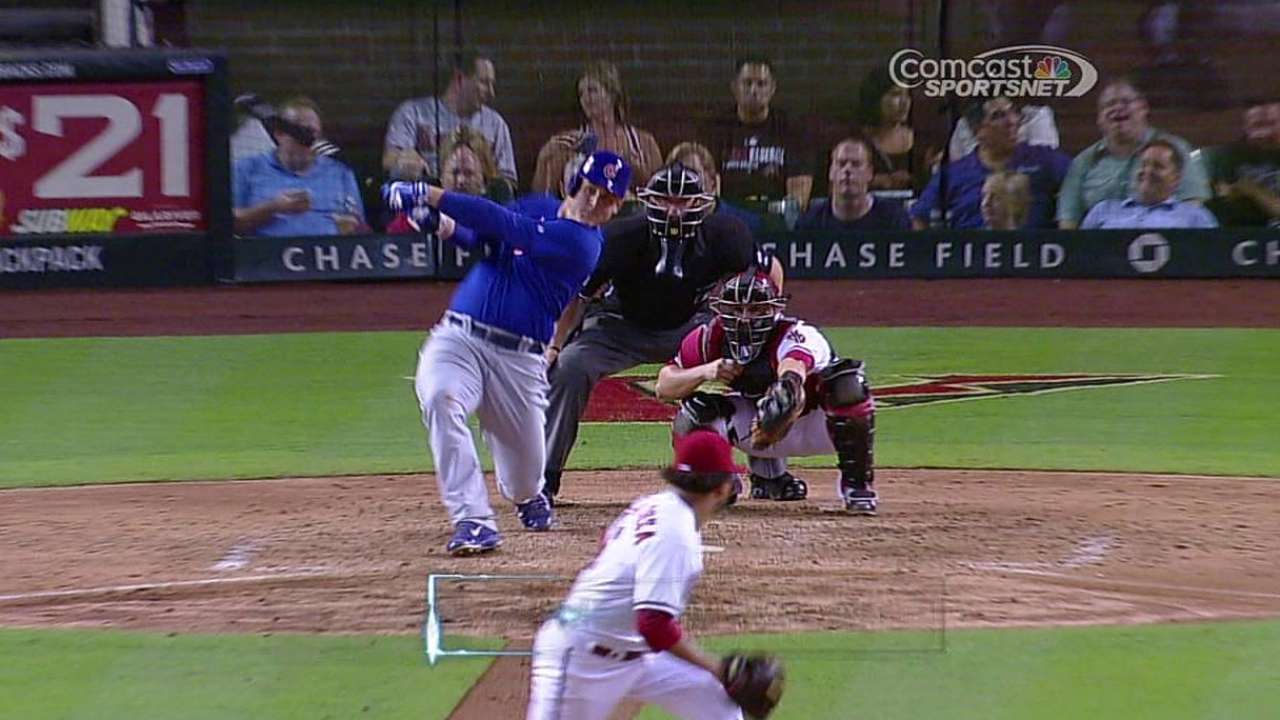 Rizzo pega 2 HR pero Cachorros caen con D-backs