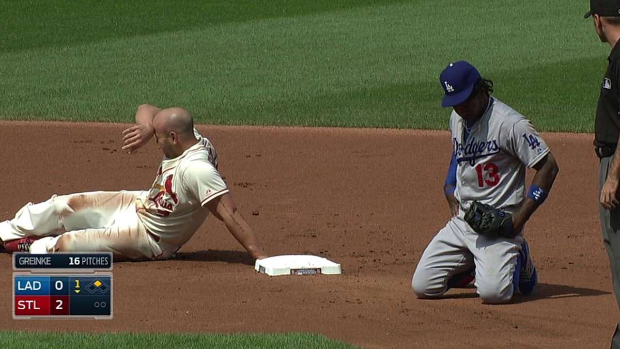 Tests show no concussion for Holliday in collision