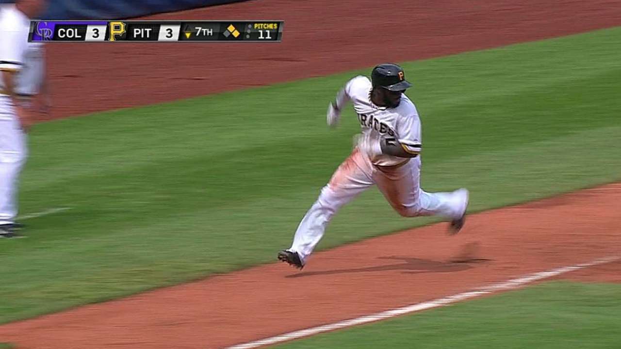 McCutchen's clutch hit helps Pirates sweep Rockies