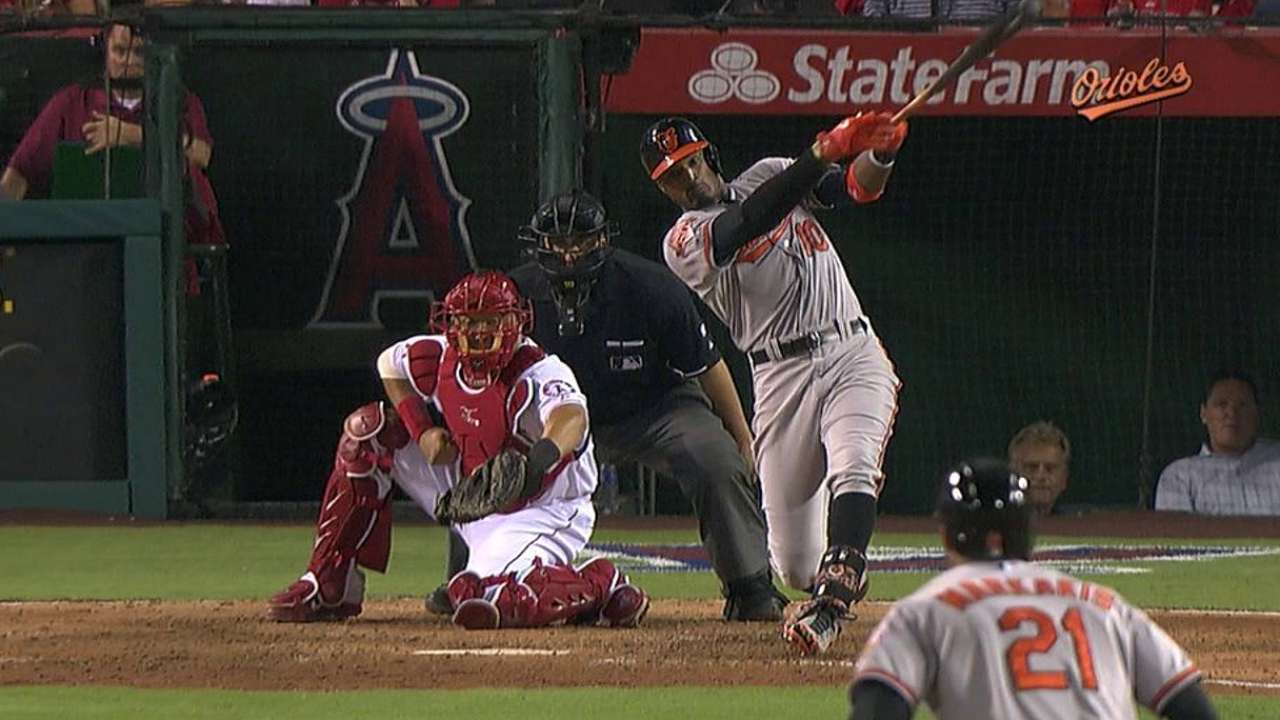 Jonrones de Jones levantaron a Orioles en Anaheim