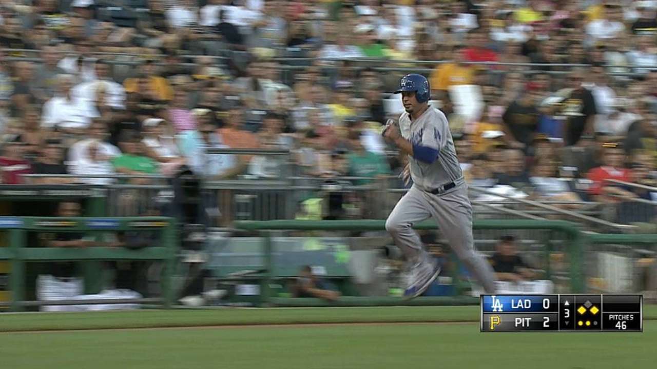 Adrián remolca tres pero Dodgers caen en Pittsburgh