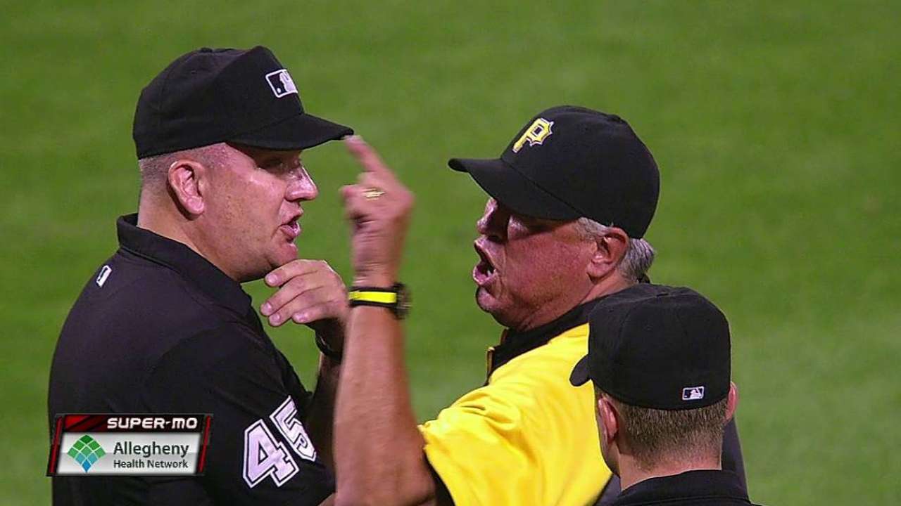Wilson, Hurdle ejected after lefty hits LA's Turner