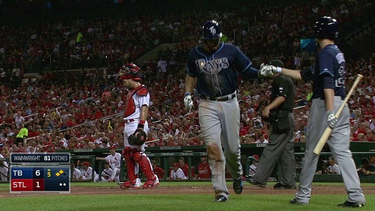 Rays superan a Cardenales y ganan sexto al hilo