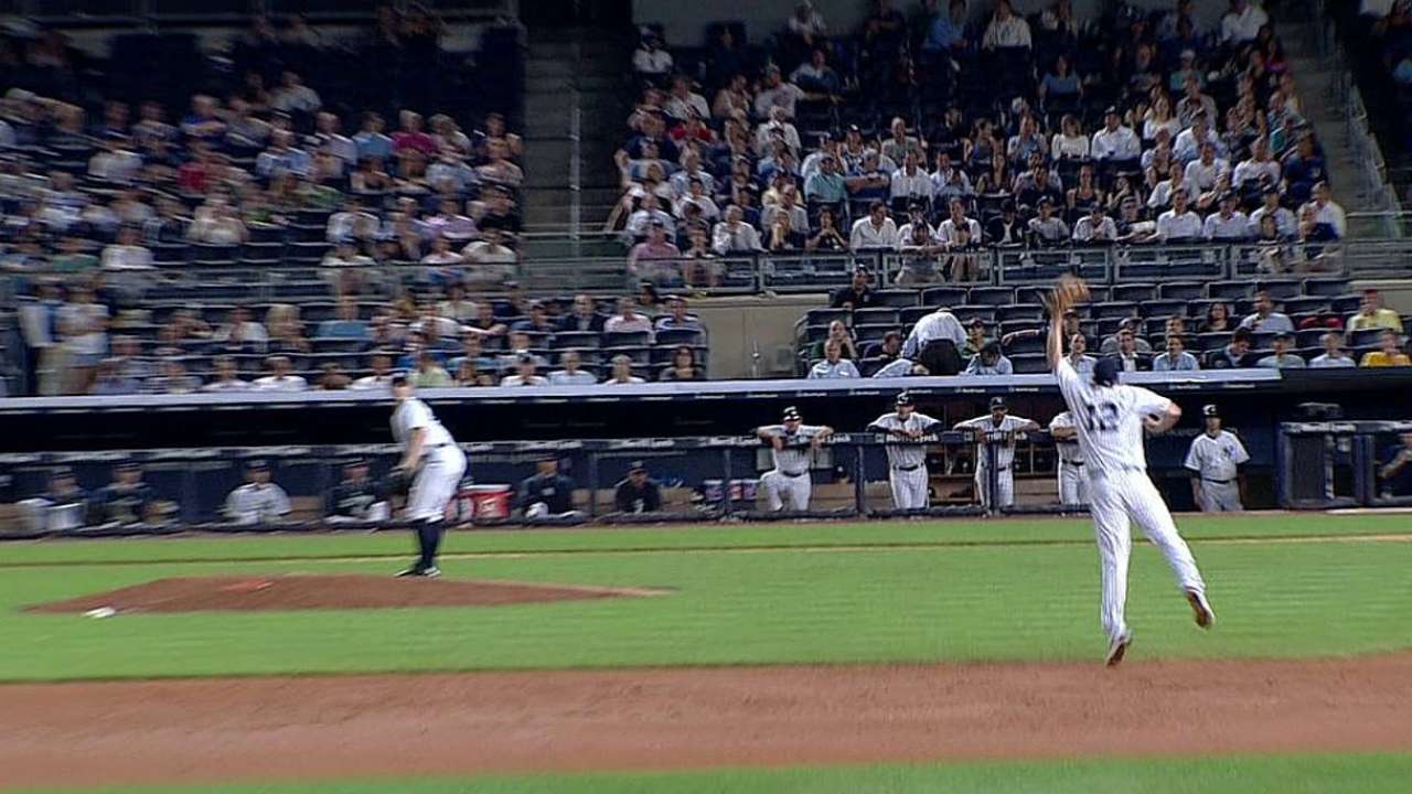 As much as bat, Headley's glove intrigues Yanks