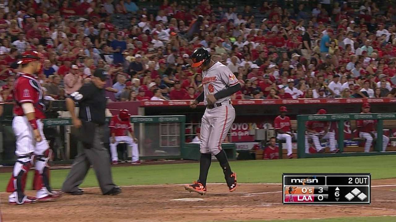 Con joya de González, Orioles doblegan a Angelinos