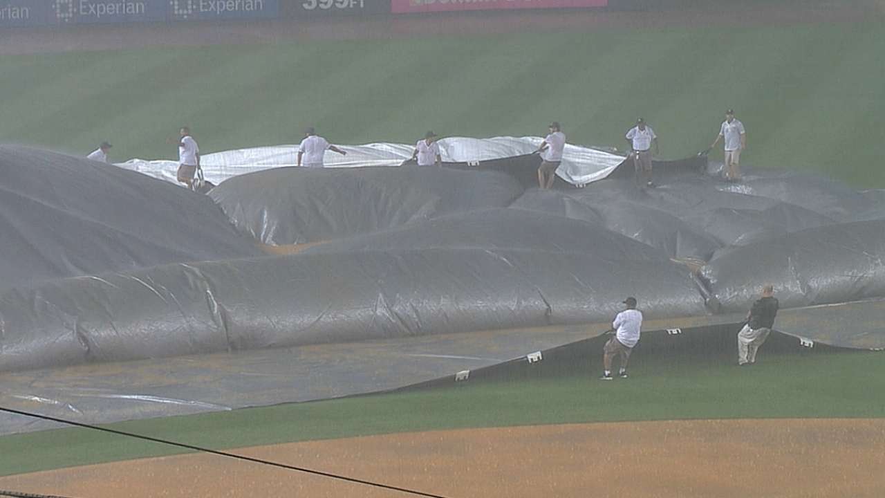 Rangers, Yanks derailed by unexpected deluge