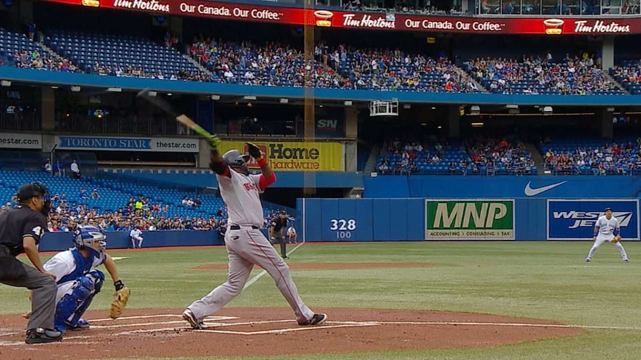 Papi sets record for HRs by visitor at Rogers Centre