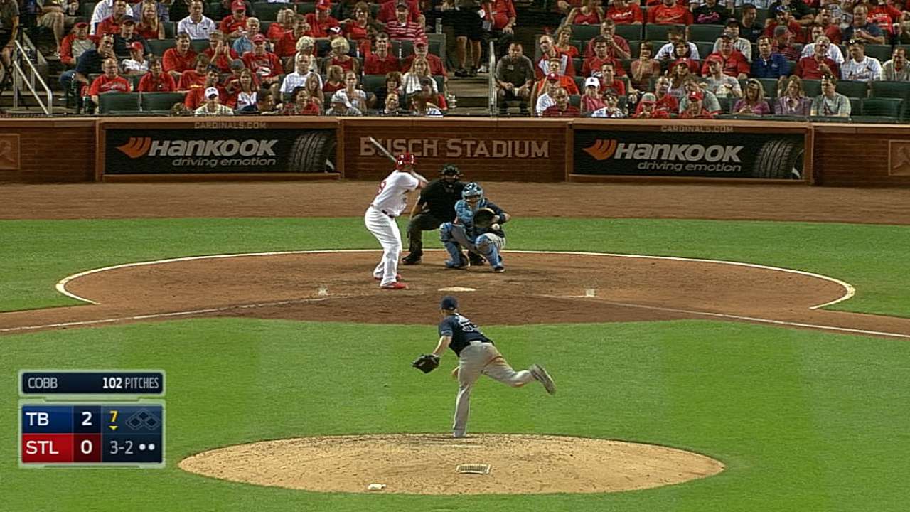 Jay strikes out as ump loses track of count