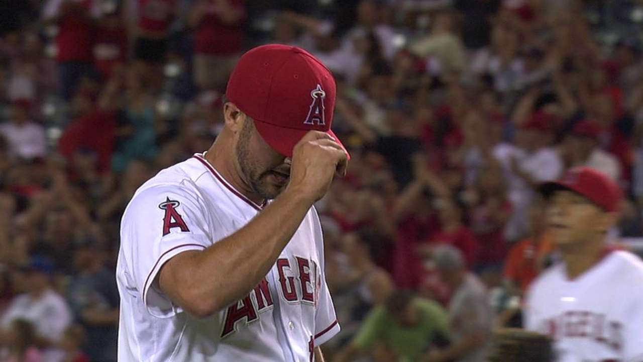 That's one: Street gets first save for Angels