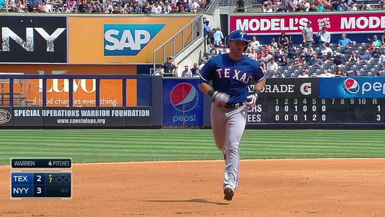 Rangers can't go to bat for effective Lewis