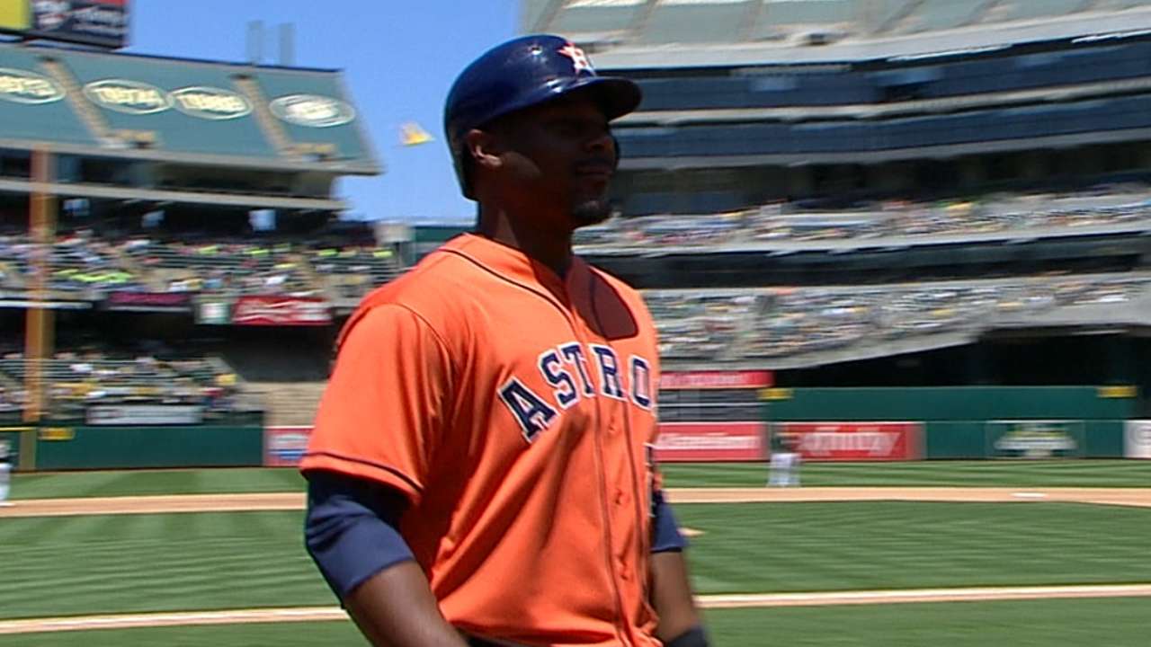 Astros reciben paliza a manos de los Atléticos