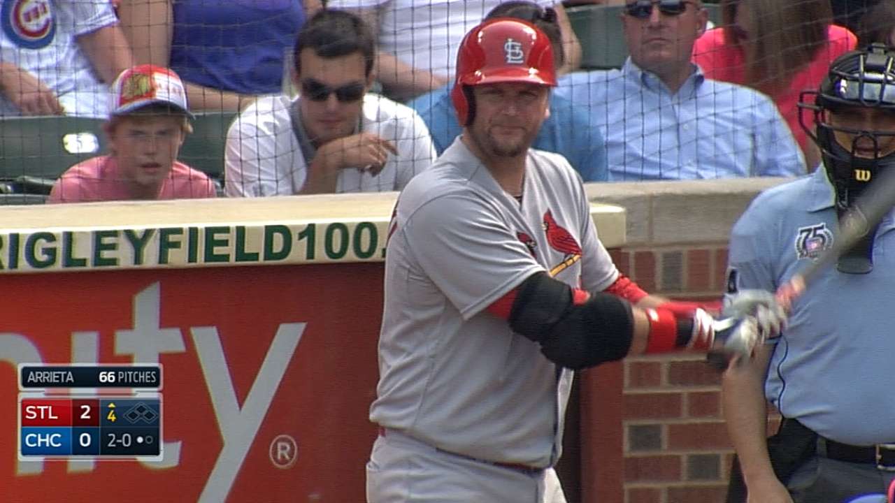 Adams, new batterymates fuel Cards past Cubs