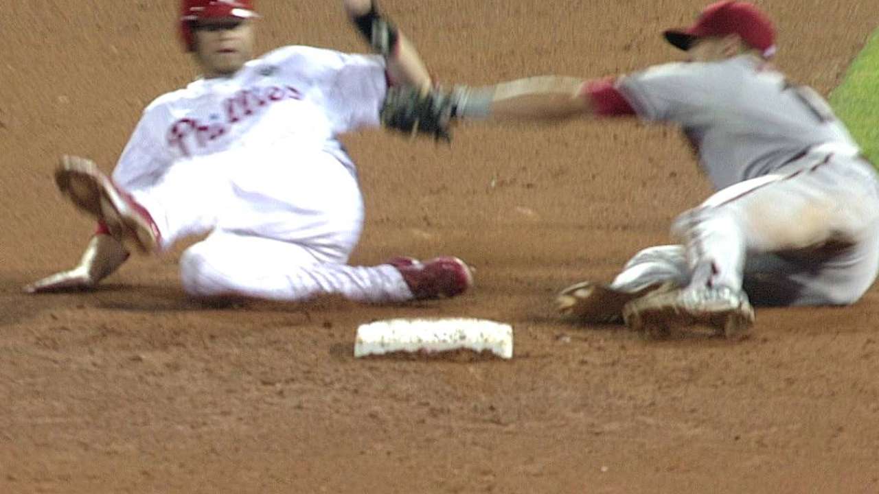 D-backs win one challenge, lose another in Philly