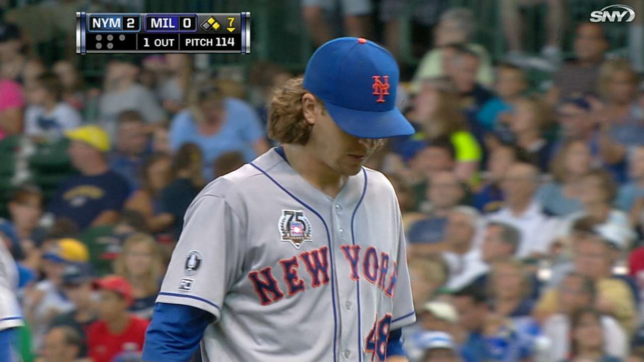 Duda, deGrom guiaron triunfo de Mets en Milwaukee