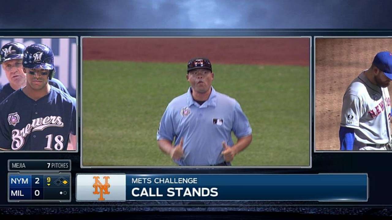 Collins, Mets lose ninth-inning challenge