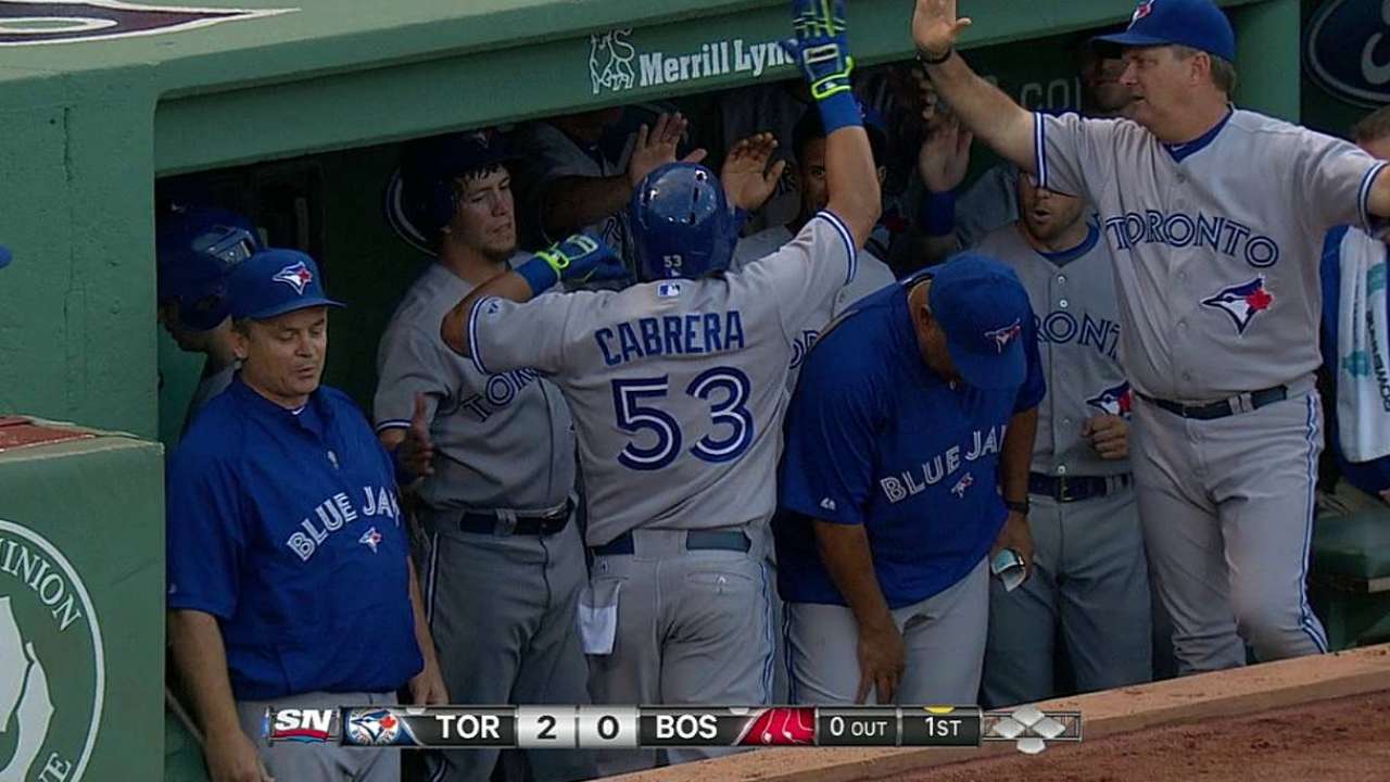 Melky lideró paliza de Azulejos sobre Medias Rojas