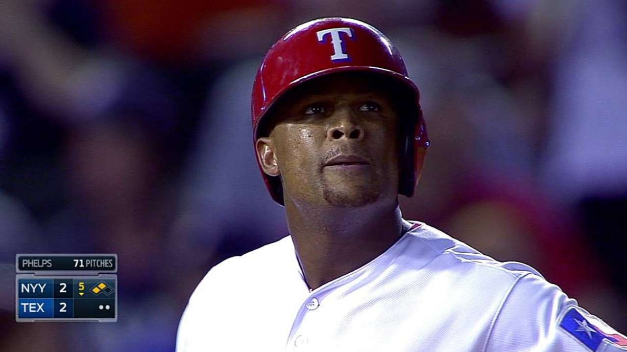 Bates de Rangers apoyaron a Darvish vs. Yankees