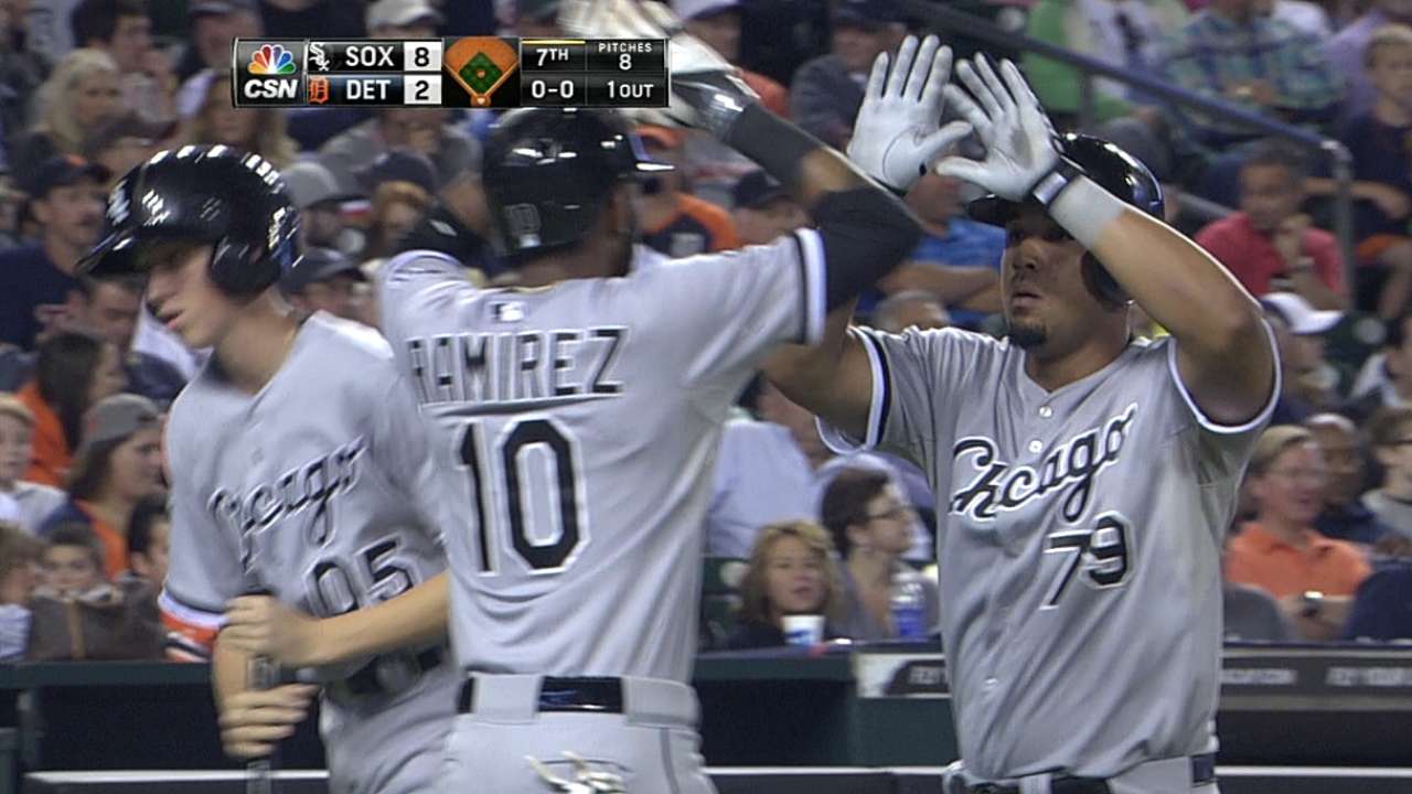 White Sox cruise after thrashing Tigers in seventh