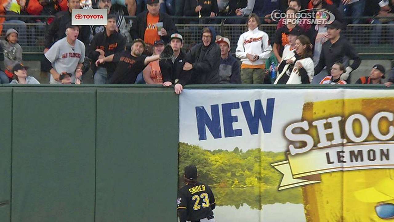 Morse's homer confirmed after video review