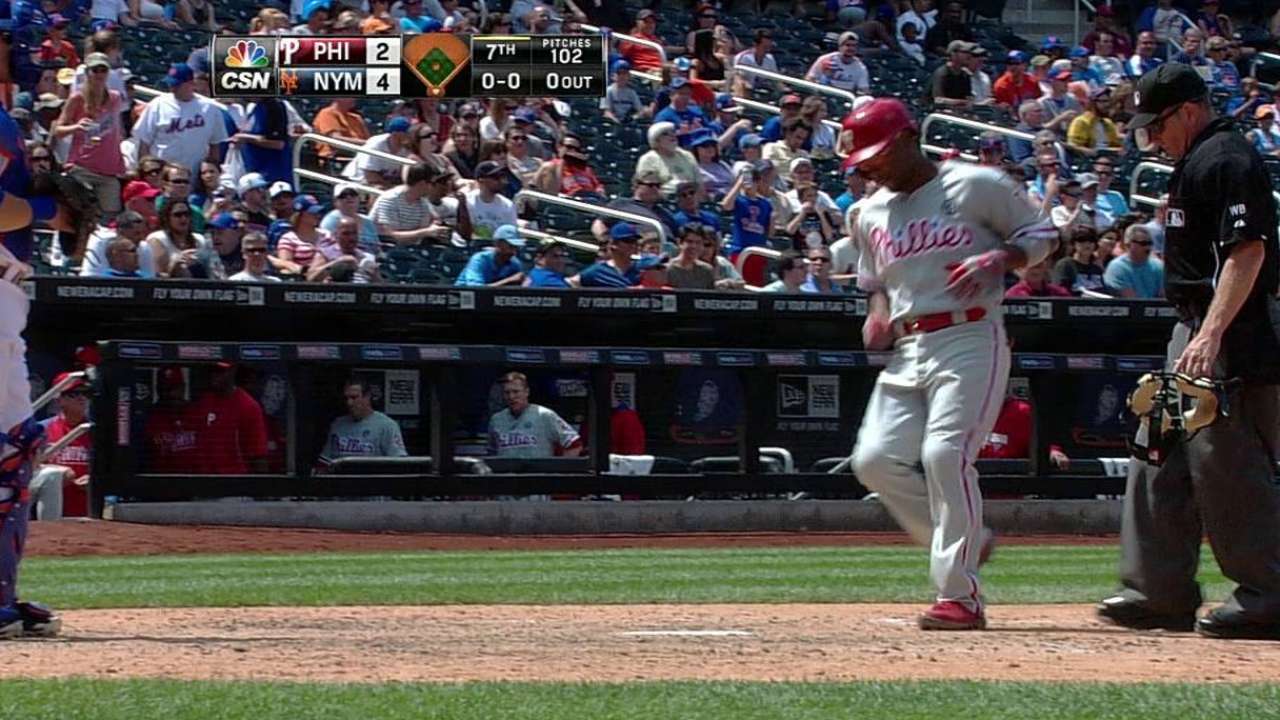 Phillies can't contain Mets' offense, drop road set