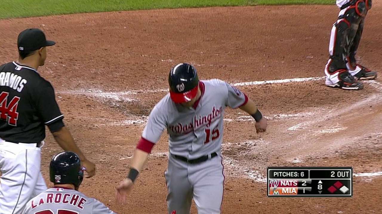 Nacionales rompen racha de Marlins y evitan barrida