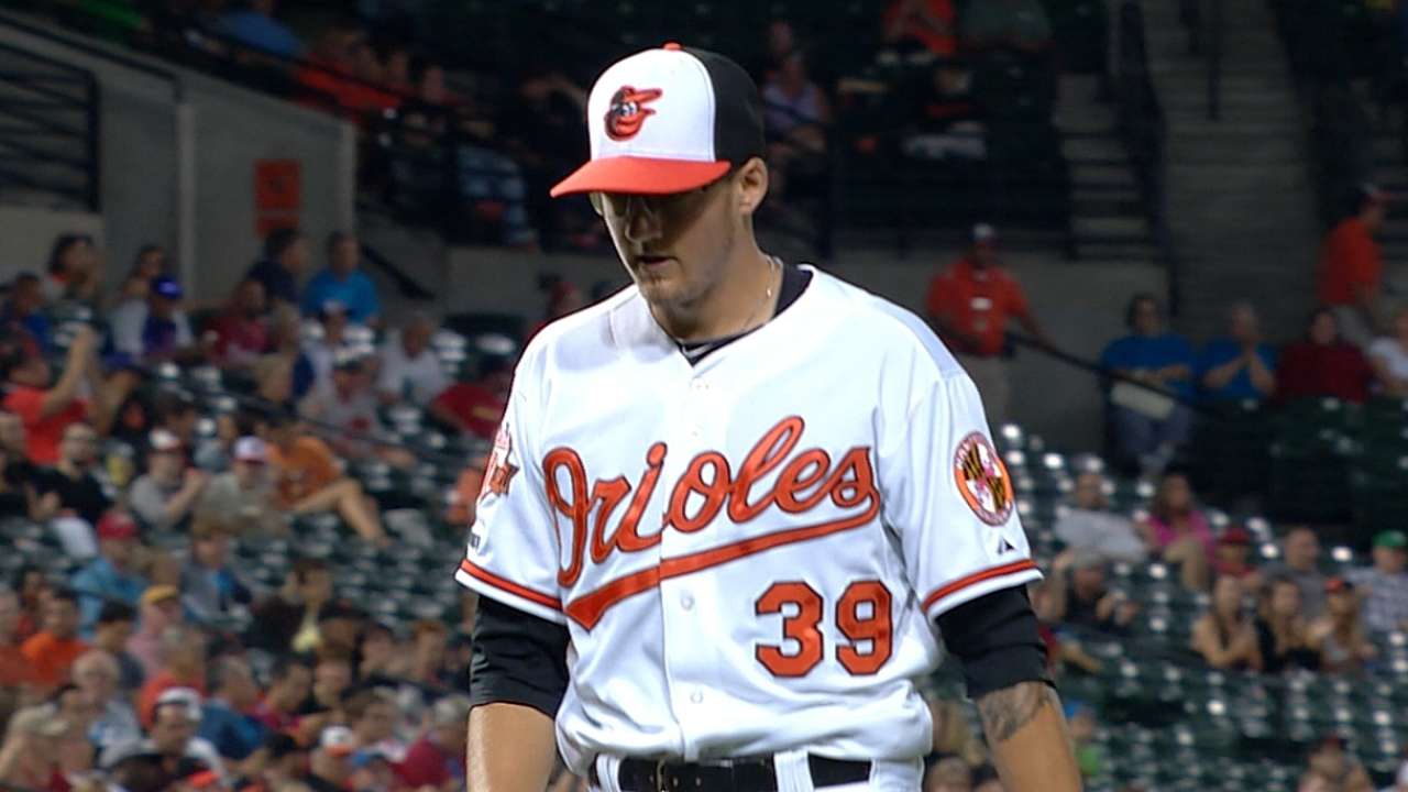 Orioles vencen a Angelinos de la mano de Gausman